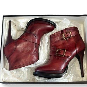 Hysteric Glamour Burgundy Heeled Boots